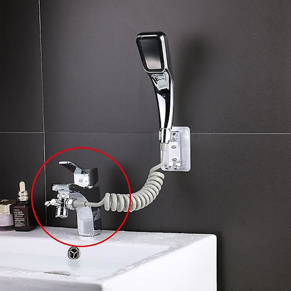 Vattenkran Koppling Omkopplare Blandare Adapter Diskbänk Splitter Avledningsventil Bidédusch Köks Tillbehör [DB]