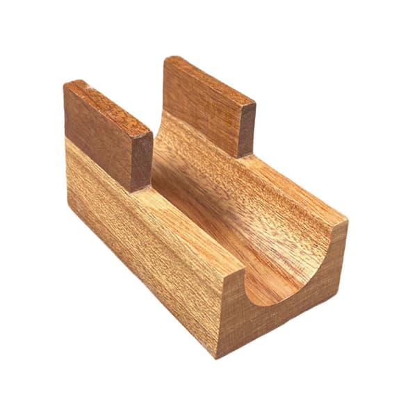 Træ Sushi Holder, Sushi Serveringsplade, Serveringsfad Stativ, Taco Stativ Bakke til Samlinger Restaurant [DB] Wood Single Grid