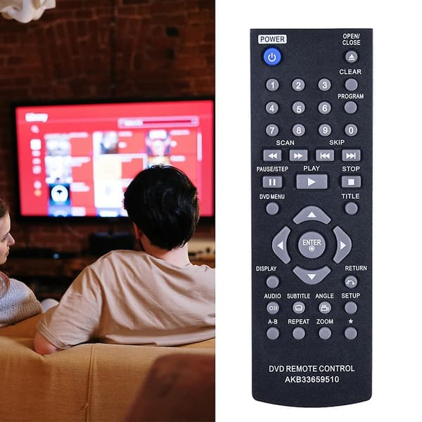 Fjernkontroll for LG DVD-spiller Controller AKB33659510 Fjernkontroll Dvx390 Dp122 Dvx440 Dp520 Dp522 Dvx452 Dvx450 [DB]