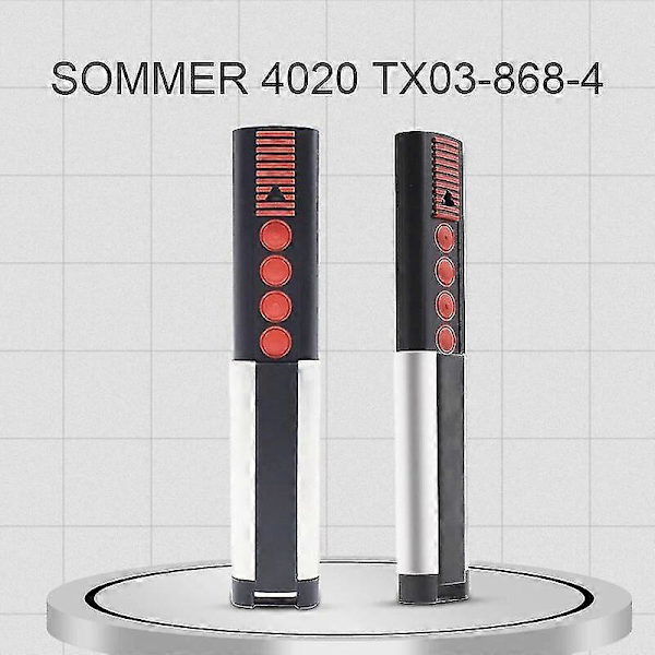 2 st Sommer 4018 Pearl Tx55-868-4 / 4019 Pearl Vibe Trx55-868 / Slider+ / Pearl Twin Garageportfjärrkontroll 868mhz {db} Style2