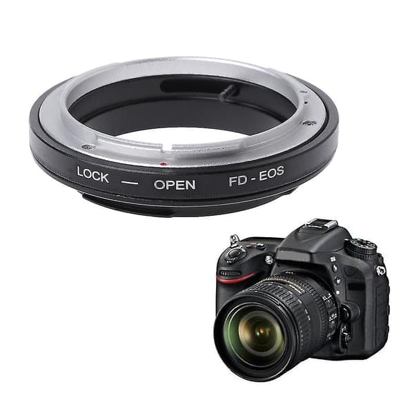 Fd-eos monteringsadapterring til Canon Fd-objektiv til Ef Eos-monteringskamera Camcorder Ny