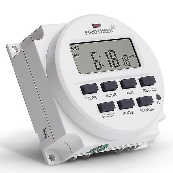 15,98 tum LCD Digital Timer 12V DC Programmerbar Tidbrytare TM618N-4 Db