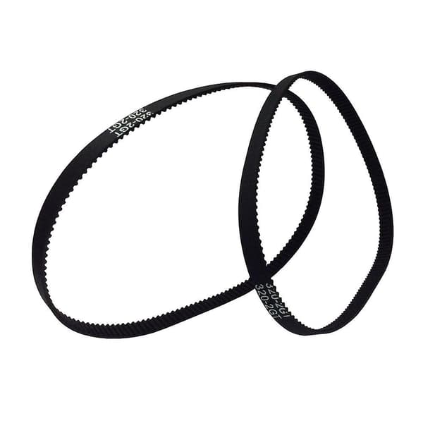 Industriel Timing Rem (10 stk.) I Lukket Loop 2gt Gummirem - L=320mm B=6mm 160 Tænder Til 3d Printer Dele