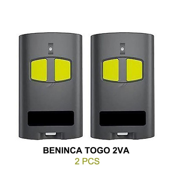 Beninca To Go 2wv 4wv 2va 4va Cupido-2 Cupido-4 Garasjeportfjernkontroll Erstatning 433.92mhz Rullende Kode Pilot Beninca Port (2stk BENINCA)