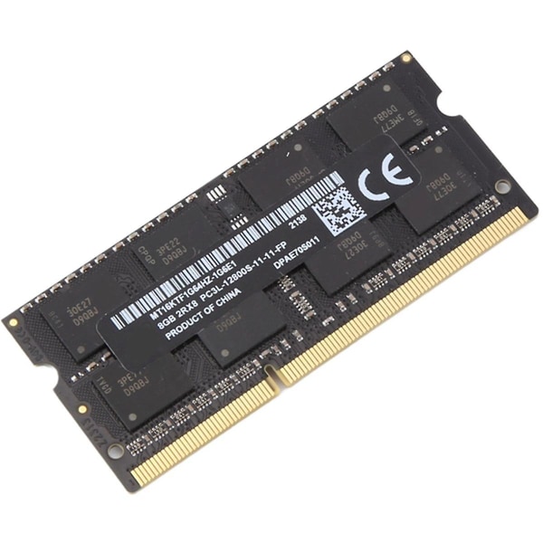 8 Gt DDR3-muistia kannettavaan tietokoneeseen + jäähdytysliivi 1600 Mhz Pc3-12800 204-pin 1,35 V Sodimm kannettavaan tietokoneeseen M