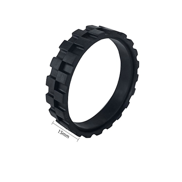 6 st Däckskal för Roborock S5/t6/t7 Tillbehör Xiaomi Gående Hjul (bäst) [db] black