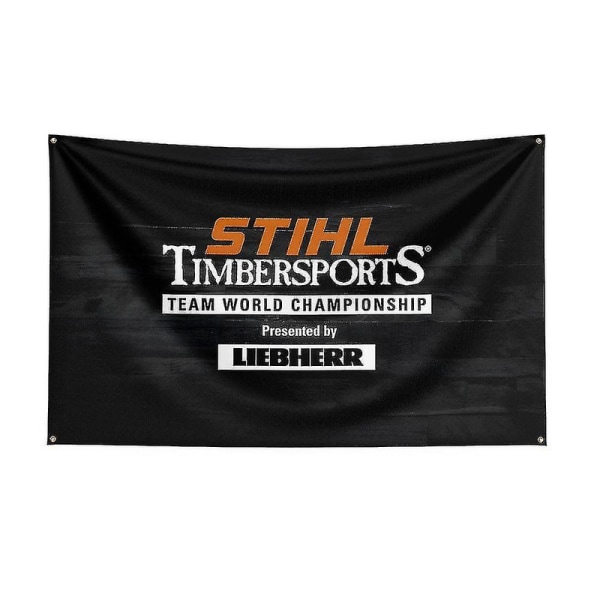 3x5ft Stihl Timbersports Series Flagg Polyester Digital Trykk Banner For Decor DB J0485 120 x 180cm