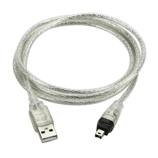 sysy Kabel USB MALE Til Firewire Plugg Til Mini 4-Pin Til Firewire Adapter for Perifere enheter som A [DB]