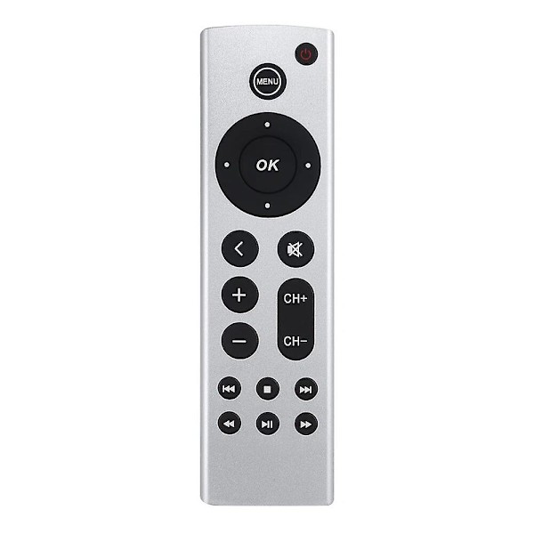 Universal ersättningsfjärrkontroll passar för Apple TV-fjärrkontroll 4k/ Hd A2169 A1842 A1625 A1427 A1469 A1378 A1218 utan röst [DB] For Apple TV