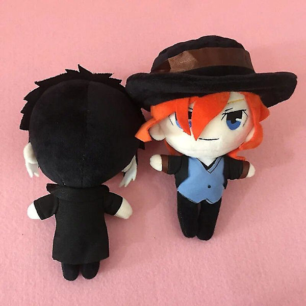 Anime Bungou Stray Dogs -pehmolelut Dazai Osamu -pehmolelu Chuuya Nakahara -pehmolelut Pehmeät hahmot Lapset Syntymäpäivä Joululahja [DB] Ryunosuke Akutagawa