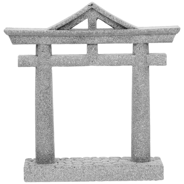 Miniatyr Torii-portmodell Simulert japansk Torii-portdekor Mikrolandskapsdekor