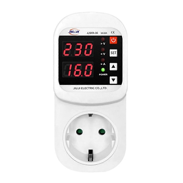 Automatiskt Spännings- och Strömskydd Uttag LED-Display Multifunktionellt Kylskåpsskydd med Automatisk Återställningsfunktion db