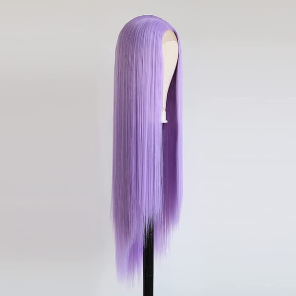 1 pitkä peruukki (violetti)