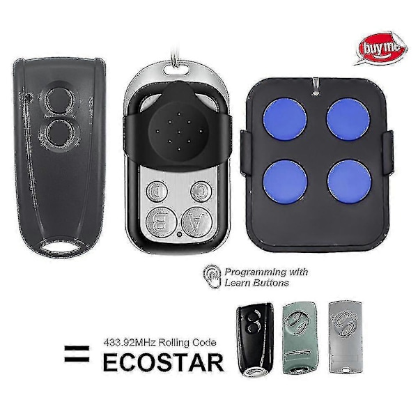 DB Hormann Ecostar Rse2 Rsc2 433mhz Kaukosäädin Liukuva Koodi Ecostar Rsc2-433 Rse2-433 Mhz Kaukosäädin Paristolla