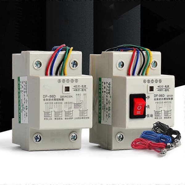 DF-96D Vandstandsregulator Automatisk Vandpumpe Kontroller Nem at Bruge db DF-96D with switch controller