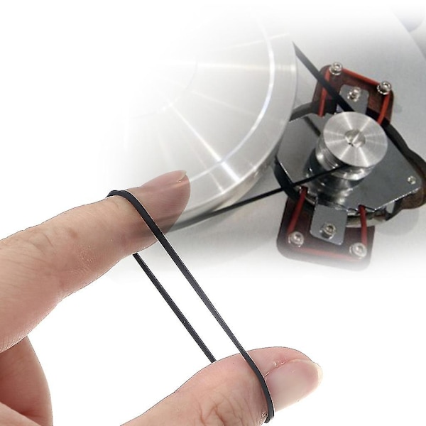 100 st/lot Fyrkantig drivrem i gummi för kassettbandspelare Reparation [DB]