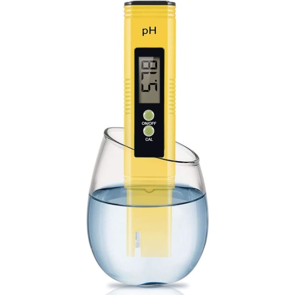 Digital Ph-mätare, Ph-mätare 0,01 Ph Vattenkvalitetstestare med hög noggrannhet med 0-14 Ph-mätområde för hushållsdrickande, pool- och akvarievatten P
