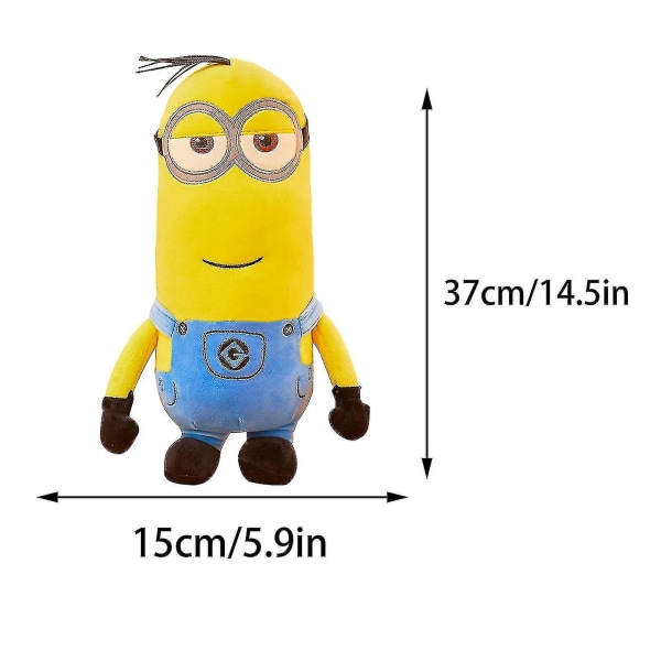 Söta Minion Plyschleksaker Minion Plyschdocka Present Leksak Plysch Födelsedagspresent-r [DB] Kevin 14.5In