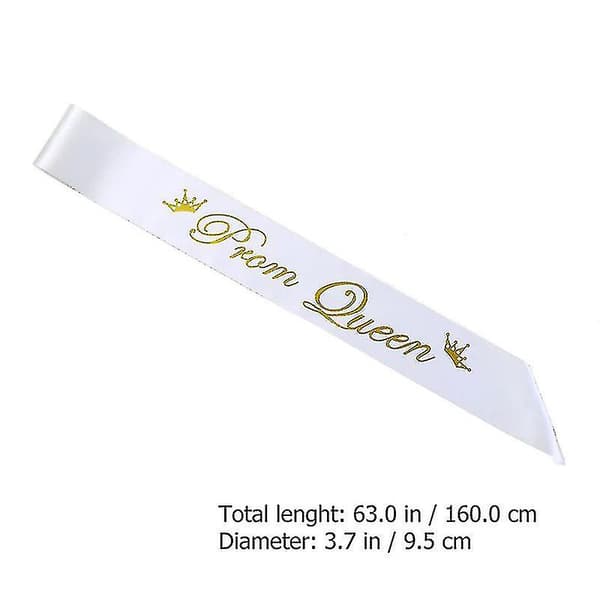 1 set Krona och Bal Drottning Sash {DB}