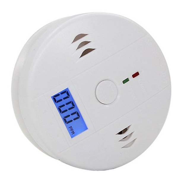 LCD Kolmonoxiddetektor CO-detektor Förgiftningsgassensor Övervakning Alarm Set Shytmv [DB] One Size