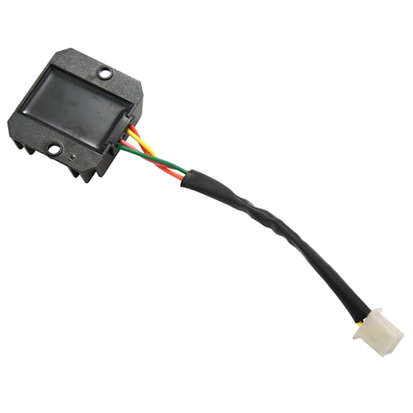 Motorsykkel Spenningsregulator 4 Ledninger 4 Pins 12 Spenningsregulator Likretter for 50-250CC Motorsykkel [db] black