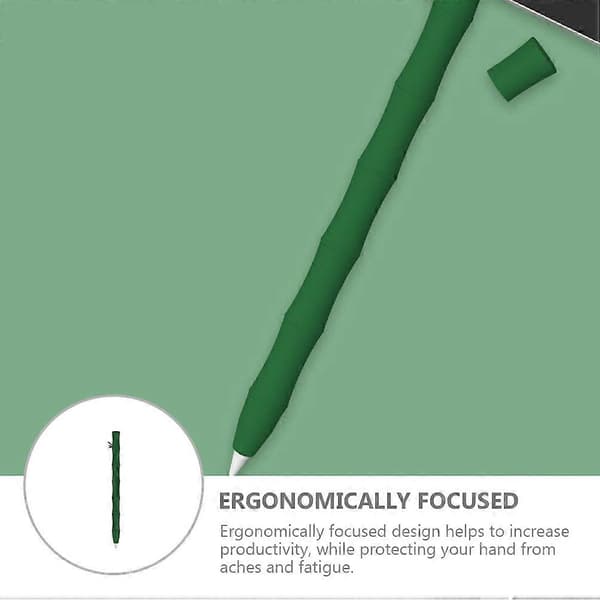 Pennfodral i silikon Pennskydd för Stylus Penna 2 Olivgrön med Stötsäker Design 1-pack[DB]