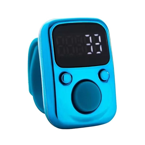 Mini Finger Counter LED Elektrisk Digital Skærm med Lys Tællere Stitch [Db] Blue