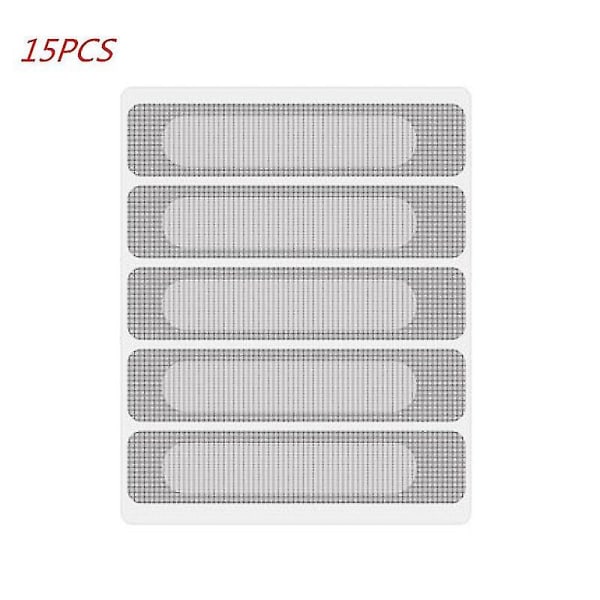 Db 50 stk Anti-insekt Fly Bug Dør Vindu Myggnett Reparasjonsteip Patch Lim 15pcs