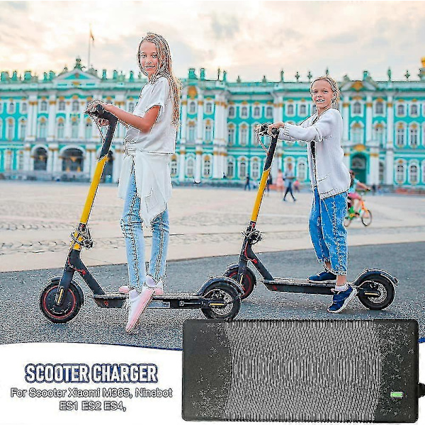 Lader for Xiaomi M365, 42v 2a Elektrisk Scooter Lader, Rask Batterilader{ DB}
