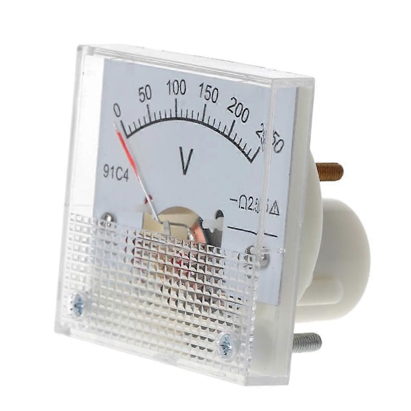 Analog Voltmeter DC Rektangel Analog Volt Panelmätare 10 Stilar Volt Test [db] 0-5v