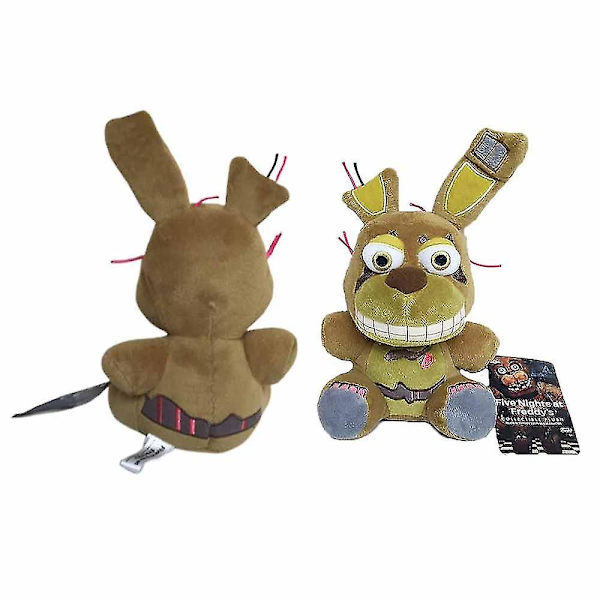 Five Nights At Freddys 7 Tommer Springtrap Plys Legetøj Fnaf 2016 Serie 2 [DB]