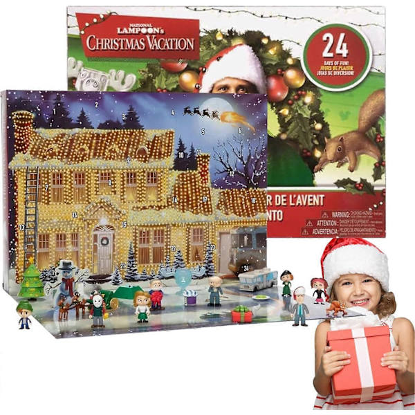 National Lampoon's juleferie adventskalender 2024, juleferie julekalender 2024, juleferie Griswold figur DB
