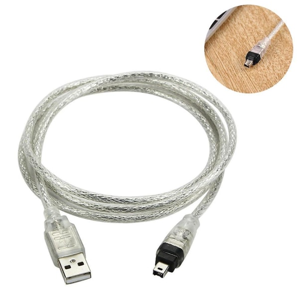 sysy Kabel USB HAN Til Firewire stik til mini 4-pin til Firewire adapter til perifere enheder, der er en [DB]