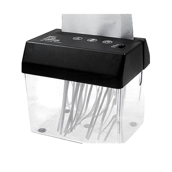 Db Bärbar Elektrisk Pappersstrimlare Usb Batteridriven Strimlare Dokument Pappers Skärverktyg Kontor --(WR)
