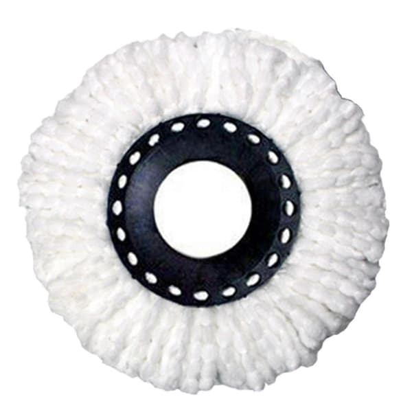 Moppehode-utskifting, 360 Spin Magic Moppehode, Moppehode-påfyll for standard roterende universal spinnmopp-utskiftningsmopphoder [Db] Black - 2pcs