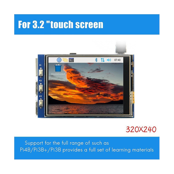 Til 3,2 tommer touchskærm LCD LCD 3b+/4b multifunktionsdisplay