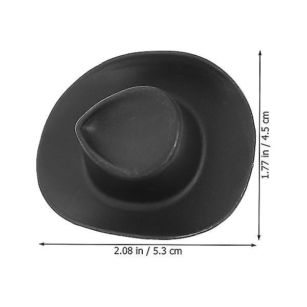 20 kpl Mini Cowboy Hatit Mini Western Hatit Leikki- ja Juhla-Asusteet db Black 20pcs