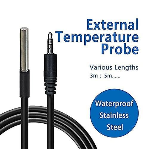 Temperatursond 5 meter för Ubibot Sp1, Vattentät poolsensor