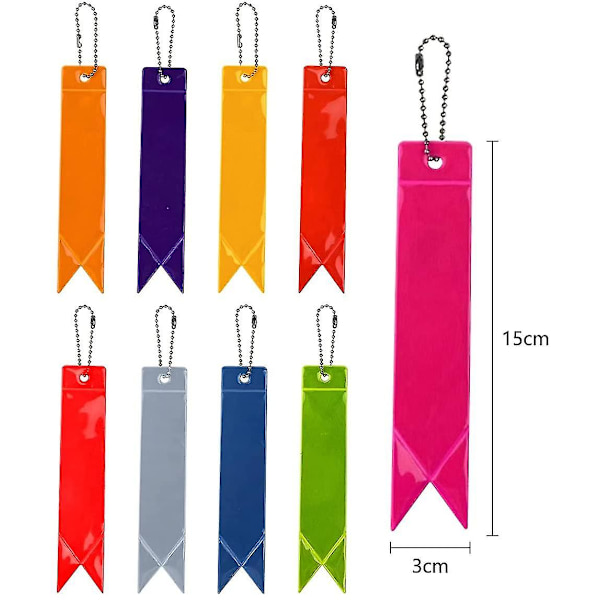 Reflekterande Hänge, 11st Säkerhetsreflekterande Hänge, Barnreflekterande Hänge, Streamer Säkerhetsreflektor, för Skolväska Kläder Ryggsäck db