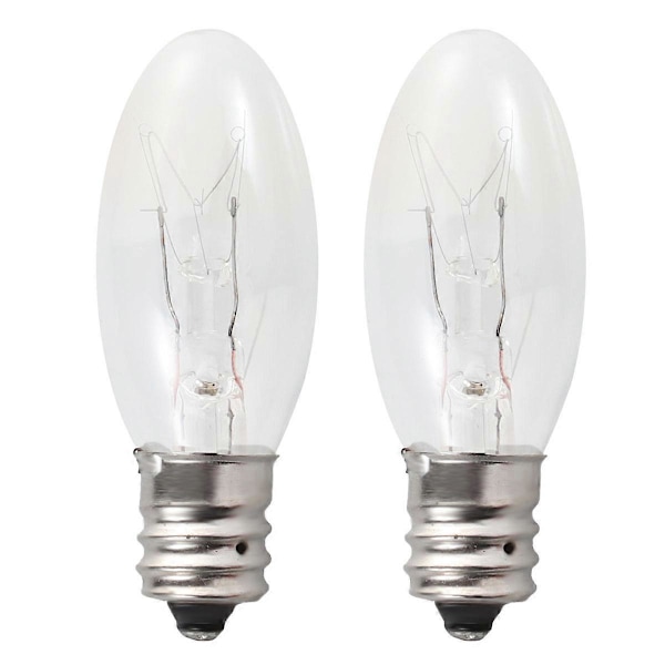 5 stk. Saltlampe Pærer Udskiftning Langvarig 15 Watt E12 Fatning Varmt Lys Lysestager Pærer (Varmt Hvidt Lys) [DB] 5 pcs