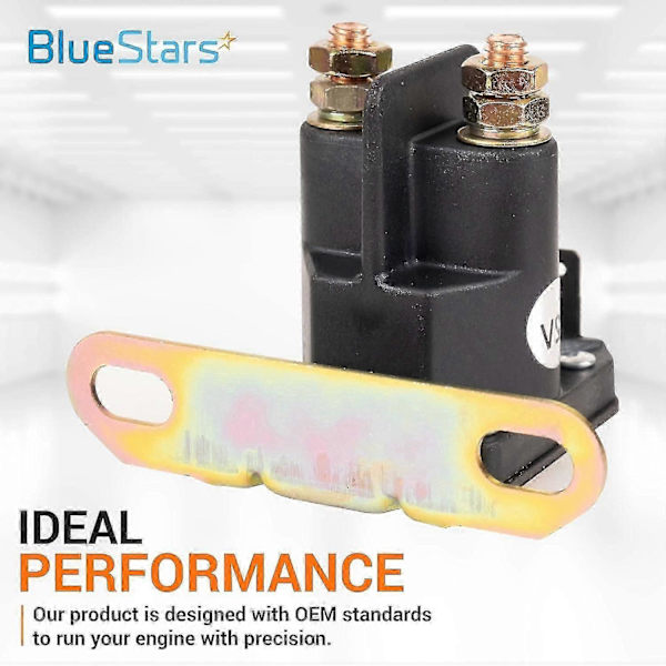 862-1211-211-16 AM138068 Solenoidrelä 12V från BlueStars - Passar Trombetta John Deere Cub Cadet 725-04439 LA100 LA105 LA110 LA115 LA120 L [DB]