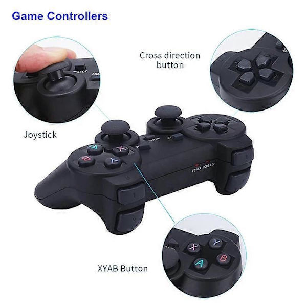 2.4GHz Trådløs Gamepad Til PC Laptop USB Spil Controller Joystick Til PS3 Android TV Box Windows Raspberry Pi 4 3 Joypad [DB] 1pcs Red