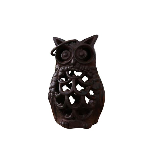 Iron Owl Lysestage Desktop Decor Holder Creative Vintage Candle Cast For Home Coffee Decoration