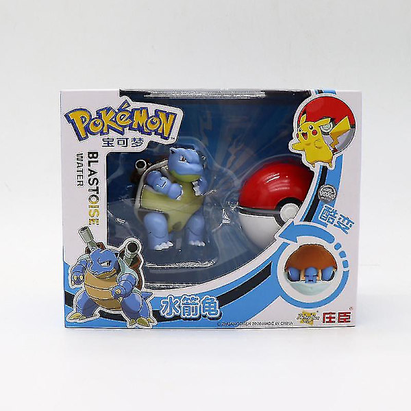 Deformerad Pikachu Dock Pokeball Barnleksak Present Deformerade Leksakerdb Blastoise