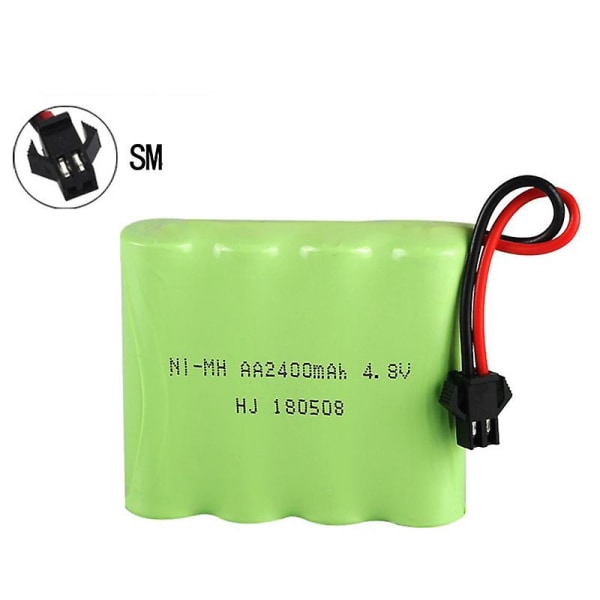 4.8v 2400mah Ni-akkupaketti Rc-lelu sähkövalaistus Aa 4.8 V 2400 akku Rc-leluille