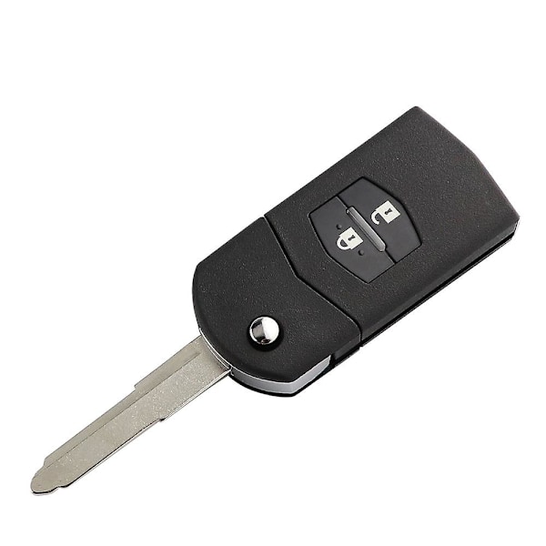 Kaukosäätimen avaimen kuori Mazdalle 2 3 5 6 Series M6 MX5 CX5 CX7 CX9 RX8 2005 2006 2007 2008 2009 2010 2011 2015 Leikkaamaton terä [DB] Only Key Blade