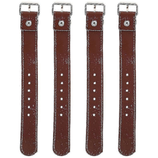 DB 2 Par Sykkelkurvstropp Sykkel Frontkurvbelte Justerbar Sykkelkurvstropp Sykkeltilbehør Brown 22.5X3cm