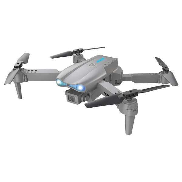 Drone med dobbel 1080p Hd Fpv-kamera Fjernkontrollleker Gaver til gutter Jenter med høyde Hold hodeløs modus Starthastighetsjustering [DB] Gray
