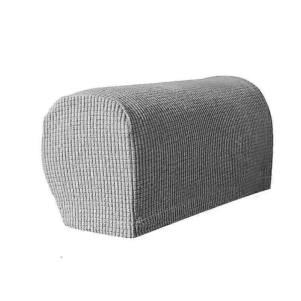 2 st/set Soffarmstödsskydd för fåtöljer, soffor, halkfria armstödsskydd för fåtöljer, stretchiga stolssofföverdrag för armstöd, stretch db Light grey
