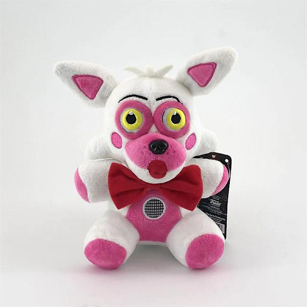 Fem Nätter Hos Freddy Fnaf Söta Plyschleksaker Speldocka 18 Cm Bonnie Bear Foxy Cartoon Stoppade Dockor Freddy Leksaker För Barnpresenter [DB] 18cm New White Fox 80g